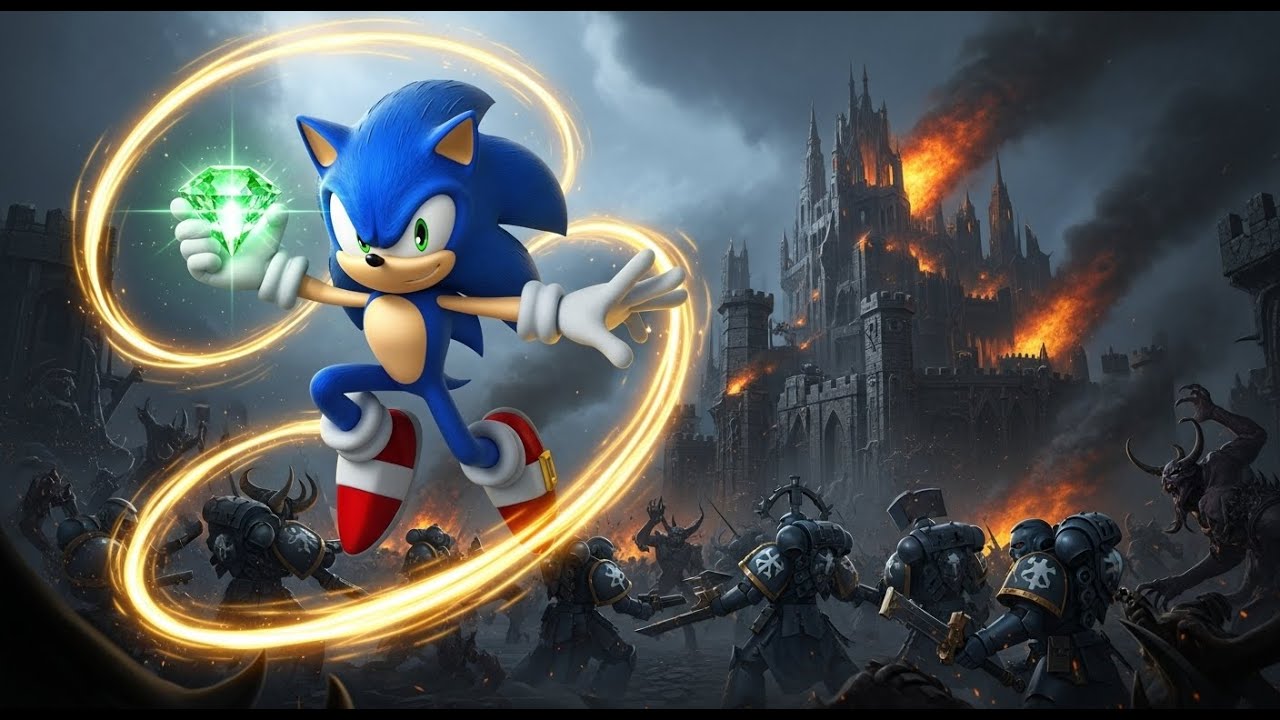 What If Sonic the Hedgehog 3 Entered the Warhammer 40K Universe? ⚡🐾