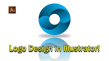 Circle Logo Design Using Gradient Tool in Adobe Illustrator!