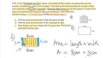1-11 R&P CPM CC1 - Finding Area and Perimeter