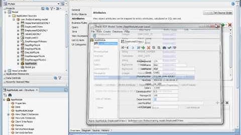 Oracle ADF Training | How to Create an Oracle ADF Entity Object, View Object, Application Module