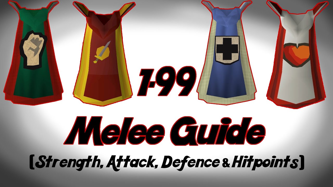 OSRS Fastest 1-99 Melee Guide (Str, Att, Def and Hitpoints) (P2P)