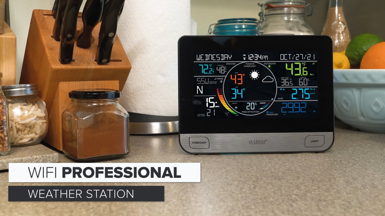 V61 WiFi Professional Weather Station YouTube