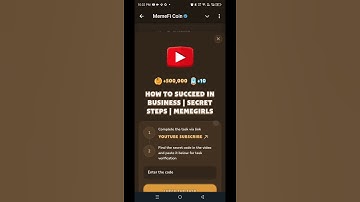 How To SUCCEED in Business | SECRET STEPS | MemeGirls | Memefi youtube video code
