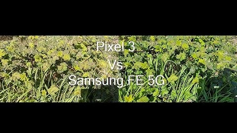 Samsung S20 Fe 5G Vs Pixel3
