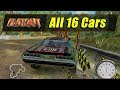 Flatout 1 (PC) - Driving All 16 Cars - (Career 100%) - (1080@60)
