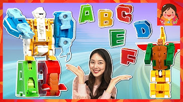 다이노테라 알파벳 변신로봇 알파벳이 공룡으로 공룡이 로봇으로~ 영어 학습 어린이 장난감 [유라]