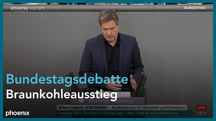 Bundestagsdebatte zum Braunkohleausstieg am 11.11.22