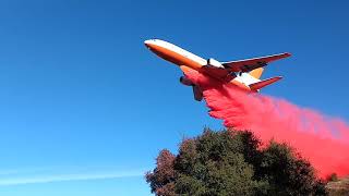 Air Tankers Dropping Retardant