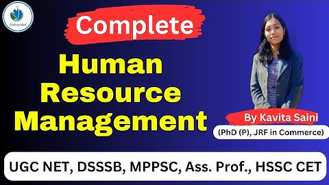 Complete HRM | Revision video | UGC NET| DSSSB | AP| HPSC | PGT | Commerce | Sukaushal