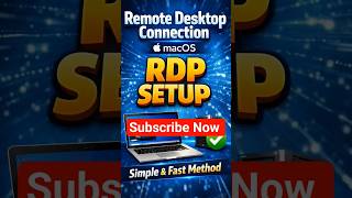 Remote Desktop Connection on macOS|RDP Setup|Simple &amp; Fast Method#sap #macos #shorts #short #yt