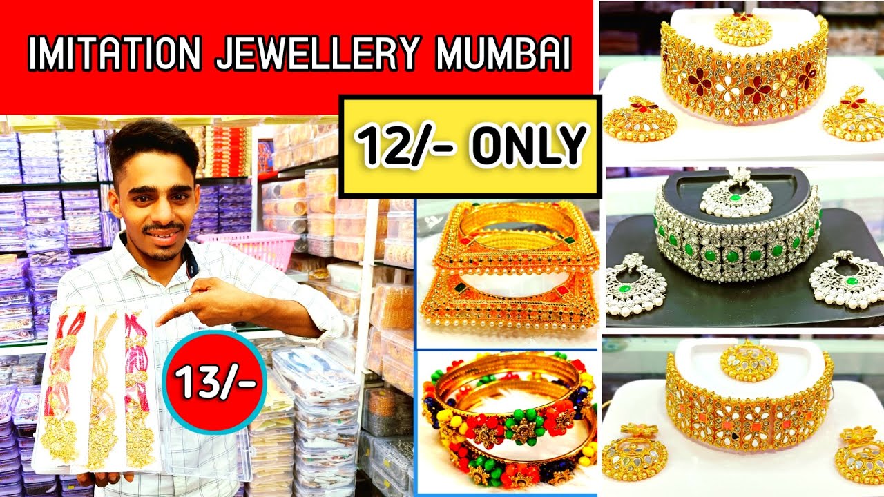Bangles, Necklace, Nose pin, Imitation Jewellery Wholesale Market Mumbai Malad Rosegold bangle