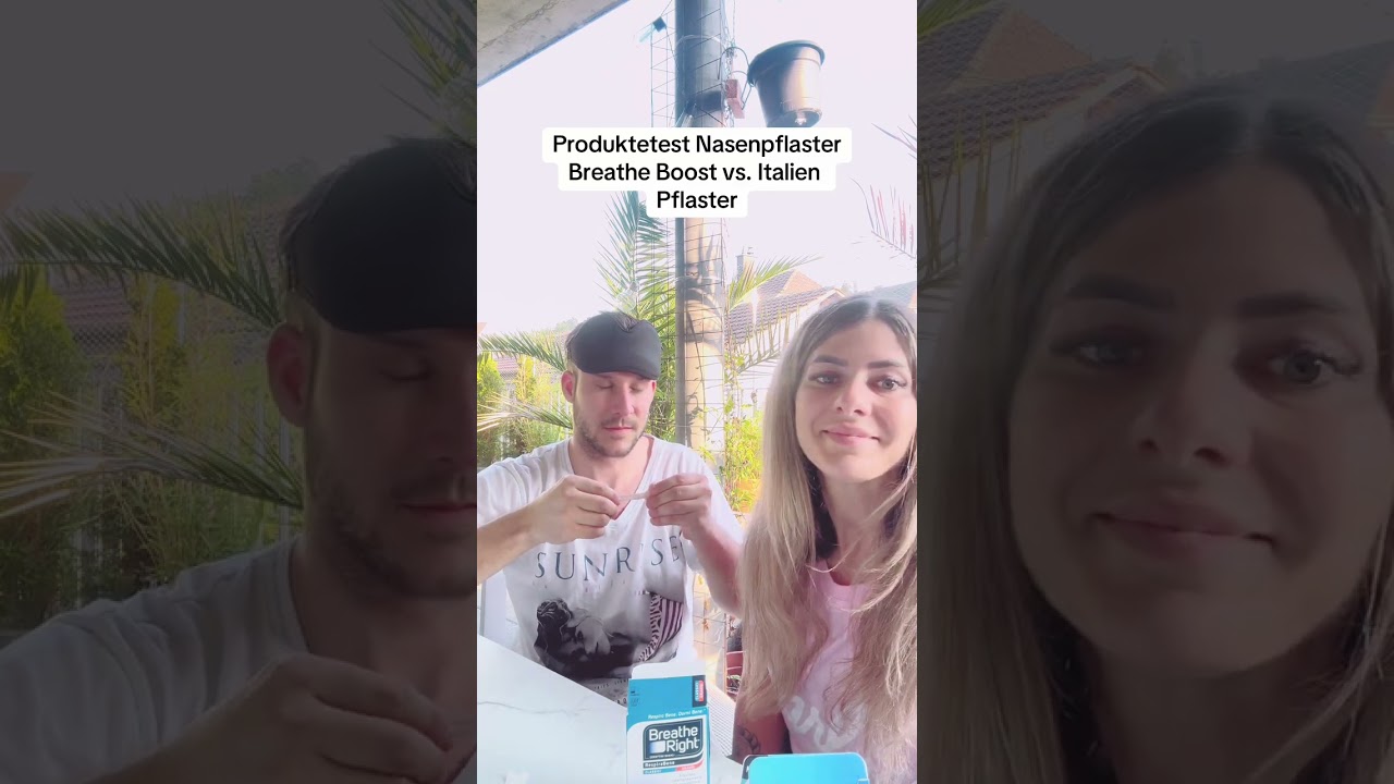 Produktetest Nasenpflaster Breathe Boost vs. Nasenpflaster aus Italien
