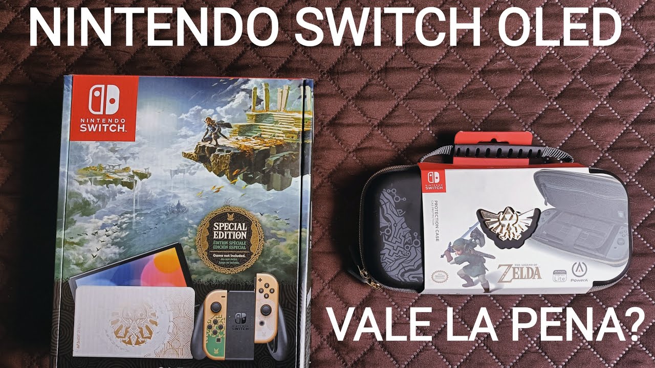 Nintendo Switch Oled Edición Especial (The Legend Of Zelda TOTK) - Unboxing - Vale la Pena?