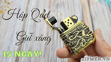 Bật lửa độc lạ hình rồng đẹp giá rẻ giữ xăng lâu tới 15 ngày.