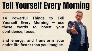 Tell Yourself This Every Morning 🌞 | Learn English Through Motivational Lesson 🔥 | Improve