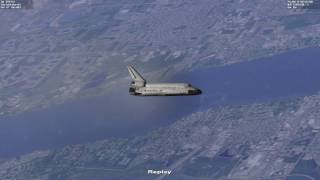Space Shuttle Atlantis weird landing // Orbiter 2016