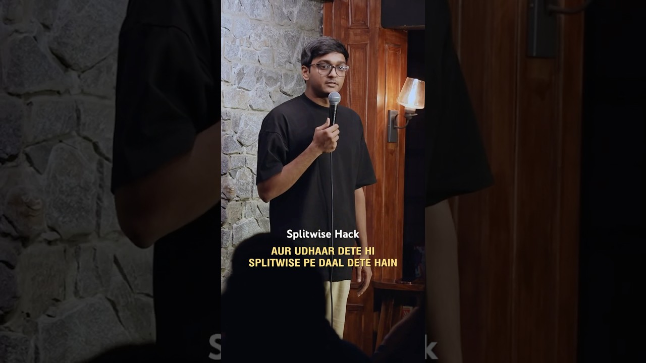 HOW TO MAKE MONEY ON SPLITWISE #comedy #indianstandupcomedy #standup #funny #short #shorts #money