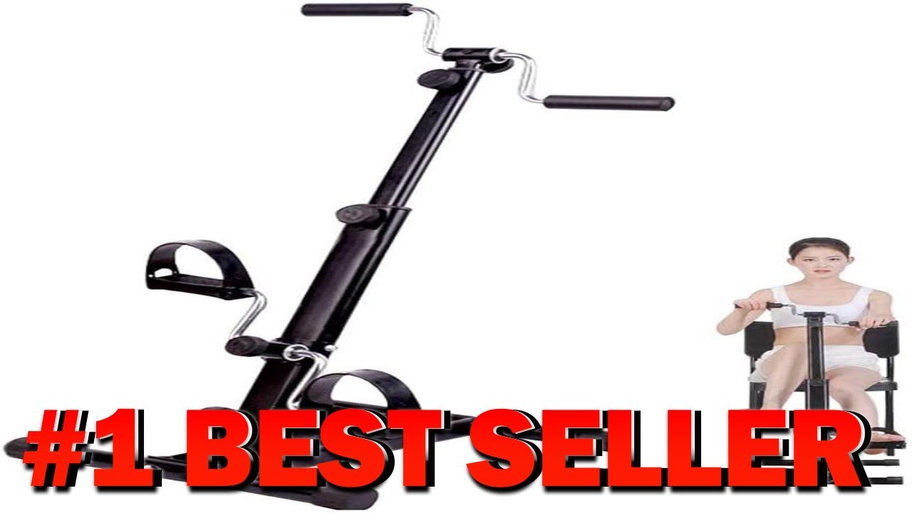 Pedal Exerciser Physical Therapy Exercise Bike Stationary Adjustable Resistance Arm Leg - B0CS64R17Y