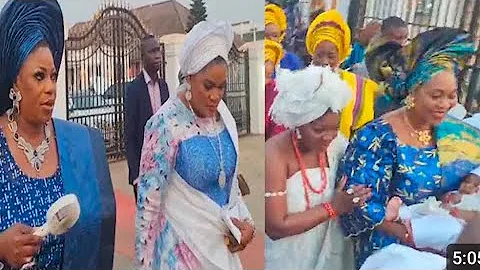 HOMECOMING OF PRINCE ADEMAKINWA OGUNWUSI SON OF OONI OF IFE & QUEEN ASHLEY TO THE PALACE