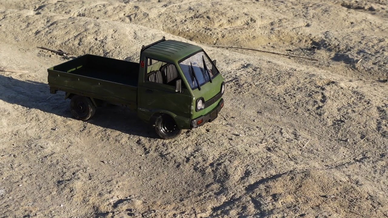 軽トラ ラジコン】WPL D12 走行テスト（オフロード、オンロード
