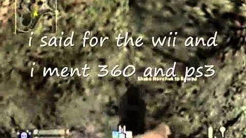 call of duty world at war cliffside glitches (wii)