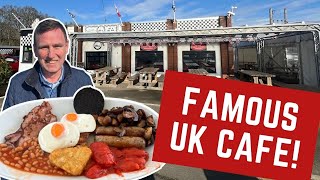 Reviewing the UK'S MOST FAMOUS MOTORWAY CAFE!