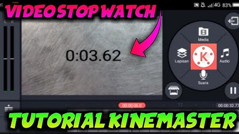 CARA MEMBUAT VIDEO + STOP WATCH (TIMER) DI ANDROID | Kinemaster Indonesia