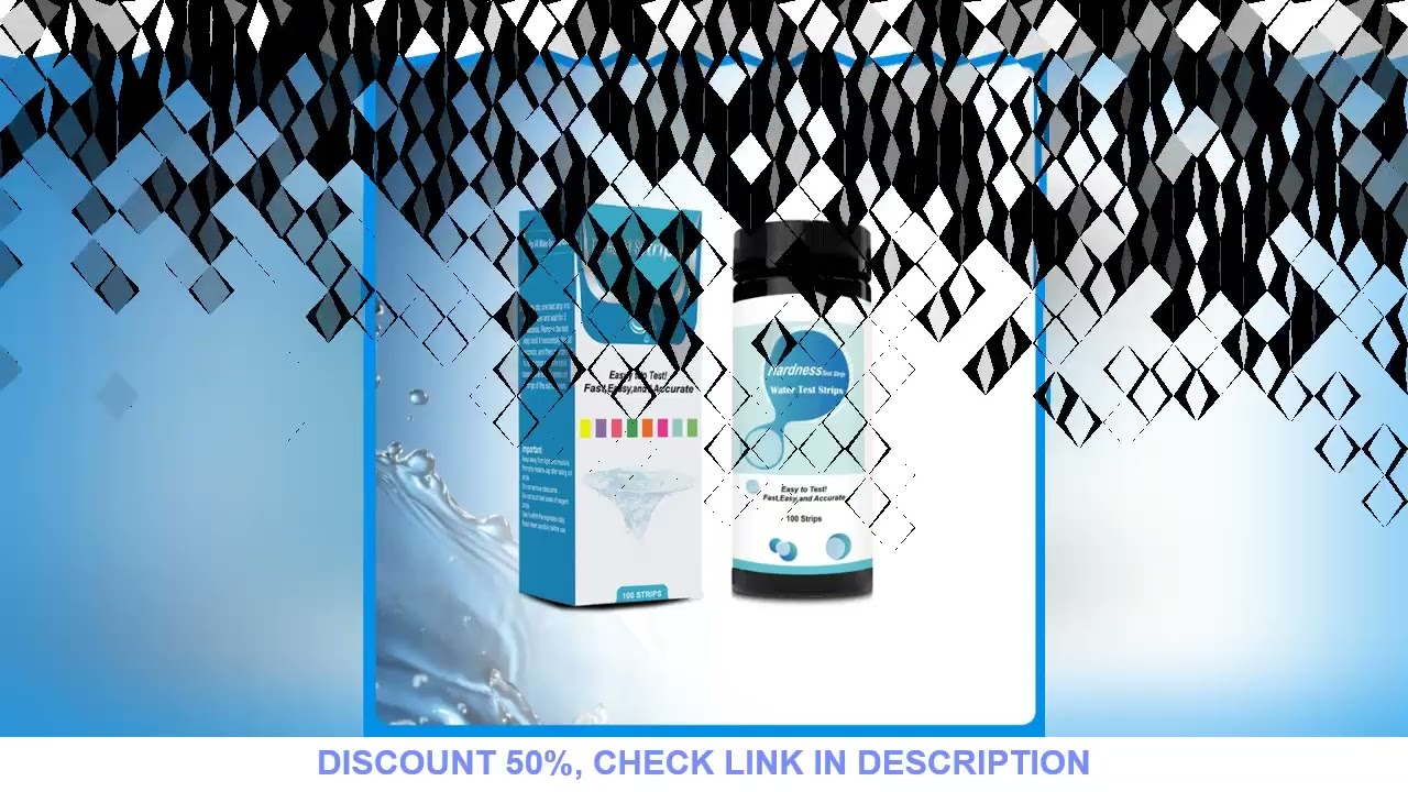 Best Water Hardness Test Strips Reliable Item for Testing Water Quality of Pool, Spa, Aquarium, Drin