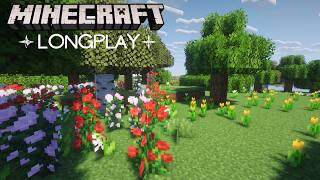 Minecraft Longplay - I Found My Forever Flower Forest (No Commentary)