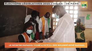 Législative 2021 Daloa : Le Ministre Mamadou Touré accompli son devoir Citoyen