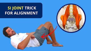 Fix SI Joint Alignment with Pelvic Exercise | Muscle Energy Technique