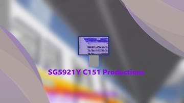 (OpenBVE) | SG5921Y Rapid Transit | Trailer | Refurbished C812 @ Animated Object Demonstration Route