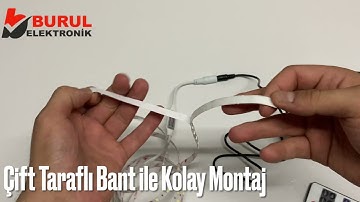 RF Kumanda Kontrol 1-2-3-4-5 Metre Seçenekli Şerit Led Seti