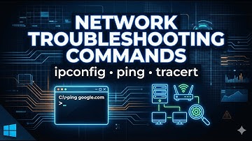 Basic Network Troubleshooting Commands in Windows | ipconfig, ping, tracert #ccna #ccnatraining
