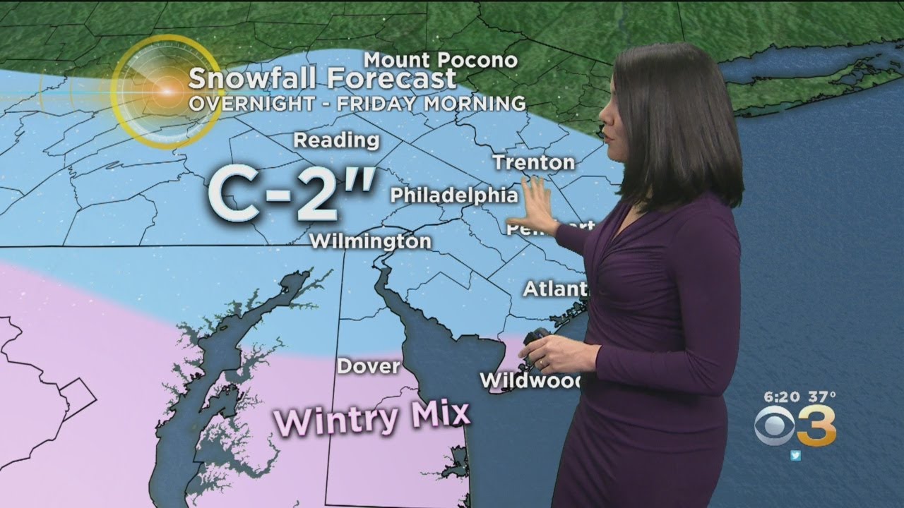Thursday Evening Forecast: Some Accumulating Snow Tonight
