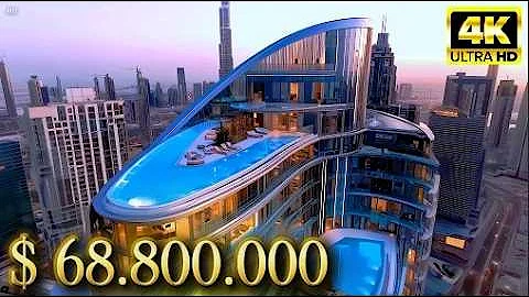 💎 Inside Dubai's Most Futuristic Penthouse – Infinity Pool & Skyline Dreams