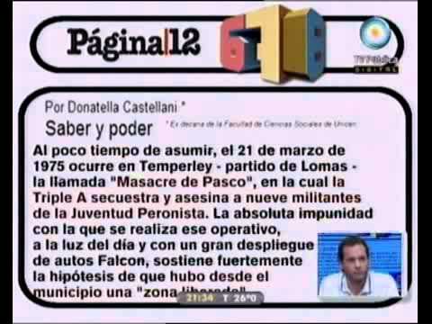 Informe: Como llego Duhalde a ser intendente de Lomas de Zamora en 1974 09-01-2011