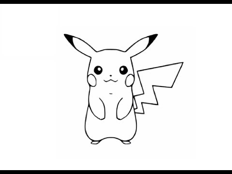 Pikachu Drawing Tutorial - How to draw a Pikachu step by step