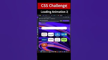 Create Loading Animation using html and CSS | #webdev #coding #animation @coderMr.Bishtji