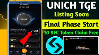 ⏩Unich Airdrop Final Version Start ✅ | Unich TGE Listing Date Coming Soon | Unich 10 $FC Token Claim