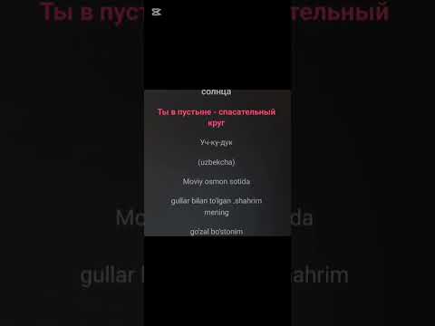 DeeNiSsa Uchkuduk KARAOKE