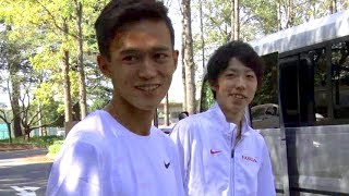 夢の共演…！陸上・大迫傑選手＆設楽悠太選手の箱根駅伝CMメイキング