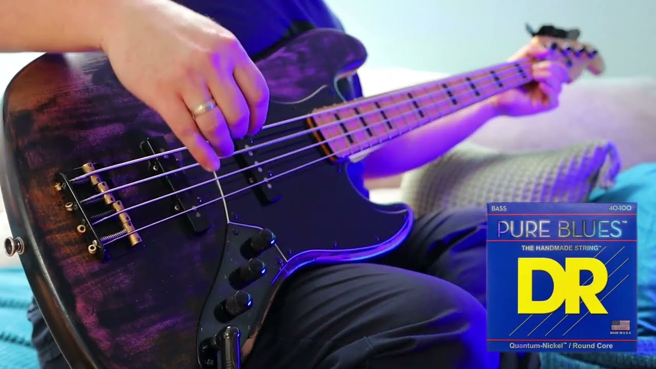 DR PURE BLUES™ - Quantum Nickel™ Bass Strings - YouTube