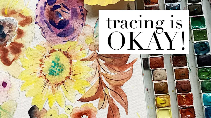 Sketching vs.Tracing - Watercolor Tutorial