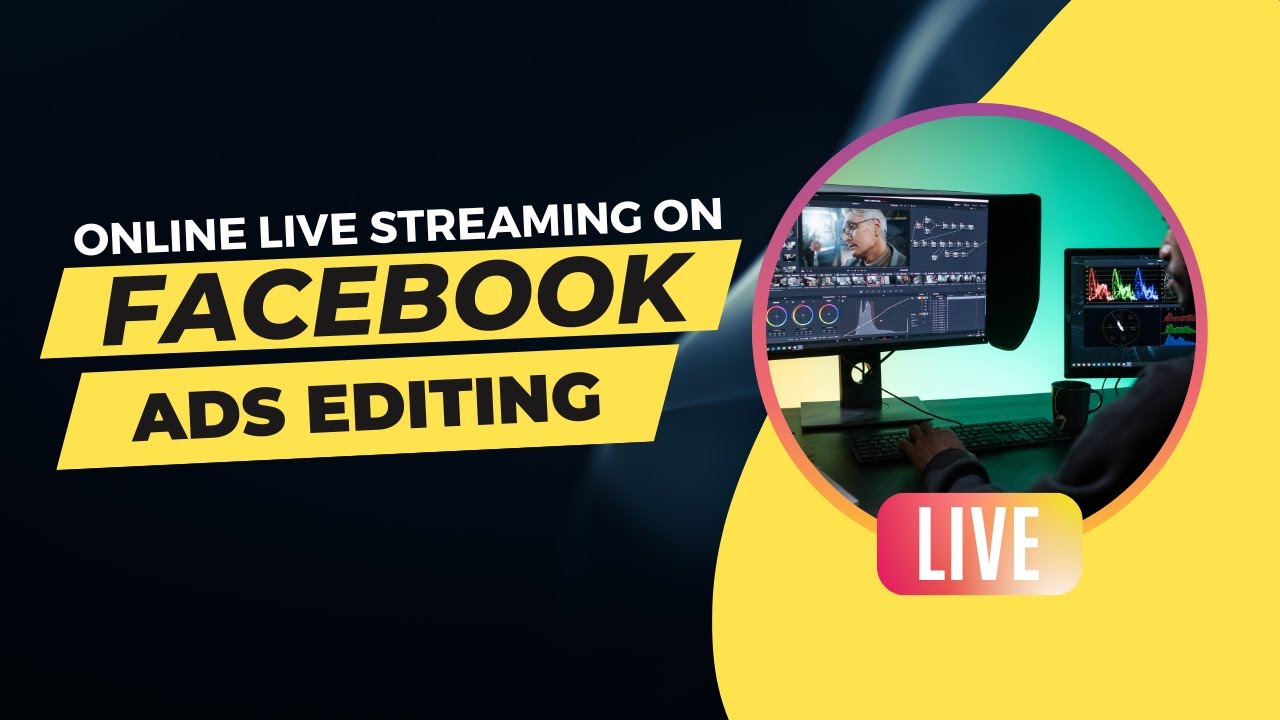 Video Editing Ad Live Video Editing Facebook Ads| Join JG for a Creative Journey | # ...