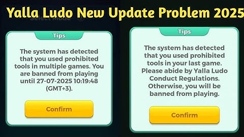Yalla Ludo New Update 1.4.4.0 Problem 2025 | Yalla Ludo Game Playing Ban 2025
