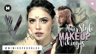 Maquillaje y Peinado para cabello corto #Vikingos / Vikings #MakeUp Hairstyle   Mimiropero Blog