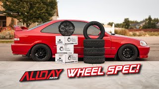 The ALLDAYANTHONY Honda Civic Wheel Setup | Everything You Need