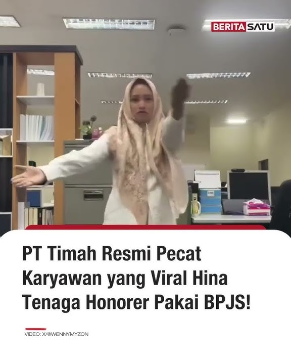 PT Timah Resmi Pecat Karyawan yang Viral Hina Tenaga Honorer Pakai BPJS #timah #bpjs #beritasatu