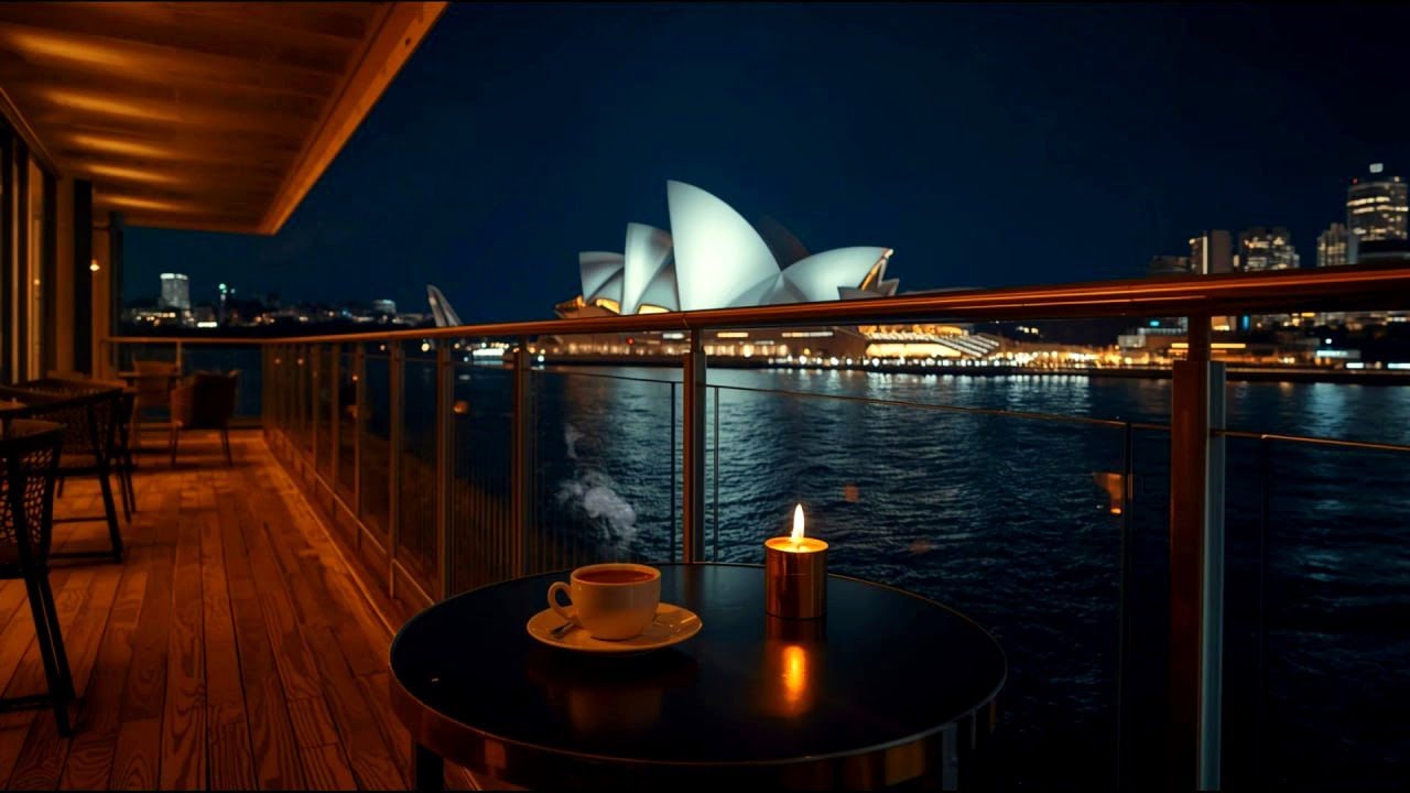 Ultimate Sydney Jazz 🎶 Relaxing Music for Focus, Sleep & Stress Relief | Opera House Night